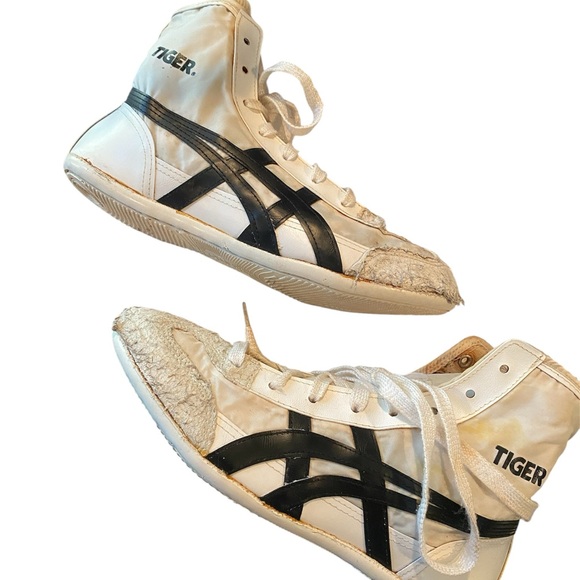ASICS Onitsuka Tiger Wrestling Shoes Size 8 - Rare And First ASICS Shoe - Picture 3 of 9